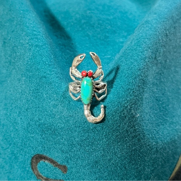 Jewelry - Sterling Silver and Turquoise Scorpion Ring